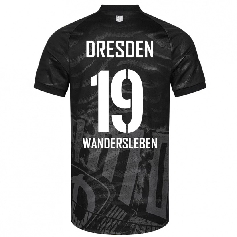 Danxen Damen Arian-Rayan Wandersleben #19 Schwarz Grau Auswärtstrikot Trikot 2025/26 T-Shirt Österreich