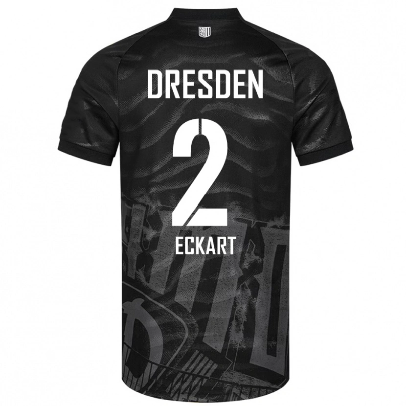 Danxen Damen Ben Eckart #2 Schwarz Grau Auswärtstrikot Trikot 2025/26 T-Shirt Österreich