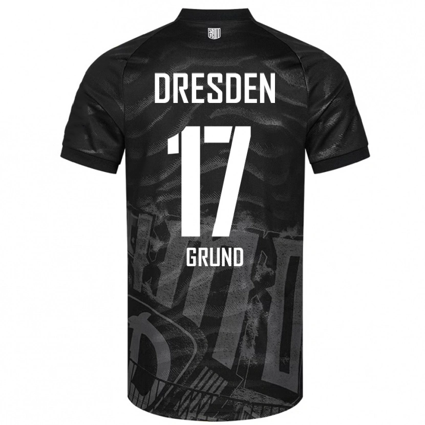 Danxen Damen Yanic Grund #17 Schwarz Grau Auswärtstrikot Trikot 2025/26 T-Shirt Österreich