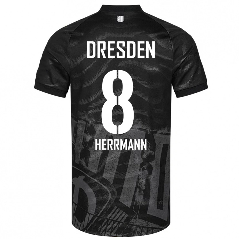 Danxen Damen Luca Herrmann #8 Schwarz Grau Auswärtstrikot Trikot 2025/26 T-Shirt Österreich