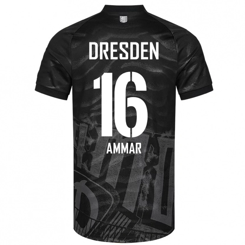 Danxen Damen Amer Ammar #16 Schwarz Grau Auswärtstrikot Trikot 2025/26 T-Shirt Österreich