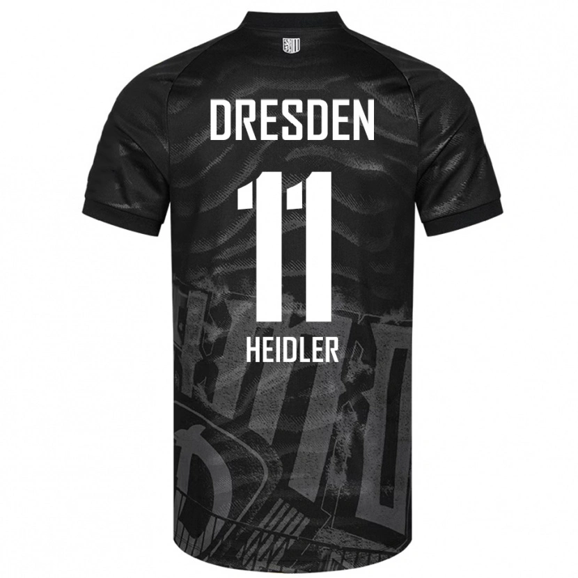 Danxen Damen Liam Heidler #11 Schwarz Grau Auswärtstrikot Trikot 2025/26 T-Shirt Österreich