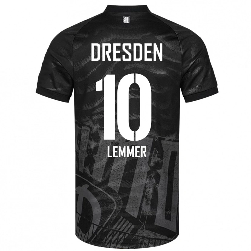 Danxen Damen Jakob Lemmer #10 Schwarz Grau Auswärtstrikot Trikot 2025/26 T-Shirt Österreich