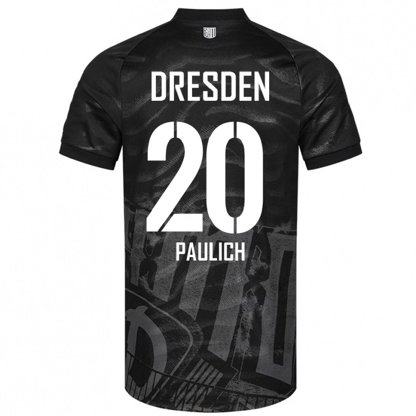 Danxen Damen Mourice Paulich #20 Schwarz Grau Auswärtstrikot Trikot 2025/26 T-Shirt Österreich
