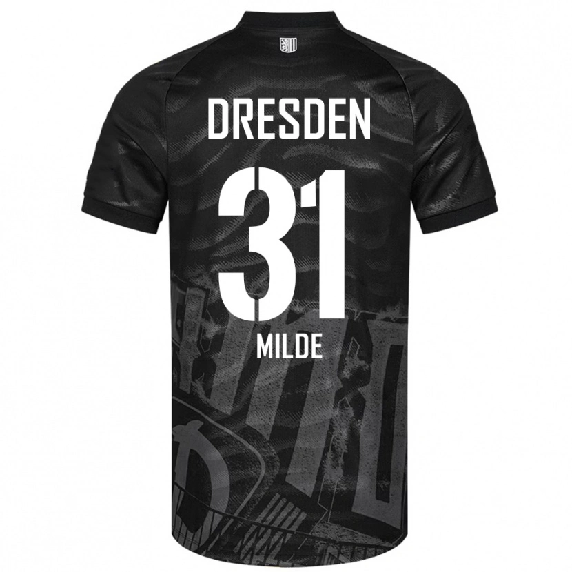 Danxen Damen Paul Milde #31 Schwarz Grau Auswärtstrikot Trikot 2025/26 T-Shirt Österreich