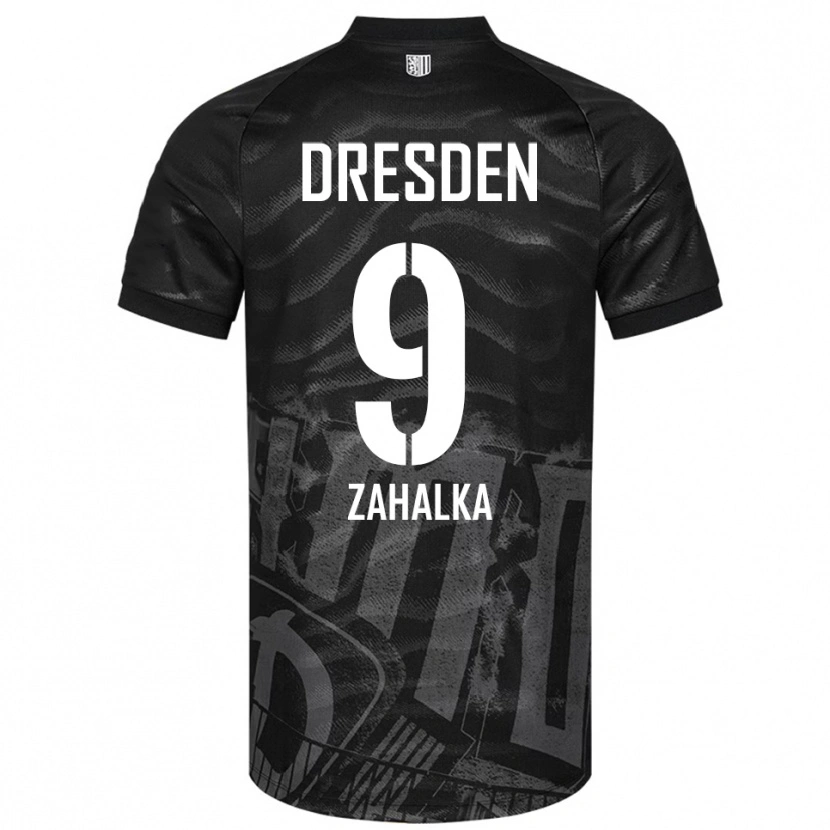 Danxen Damen Filip Zahalka #9 Schwarz Grau Auswärtstrikot Trikot 2025/26 T-Shirt Österreich