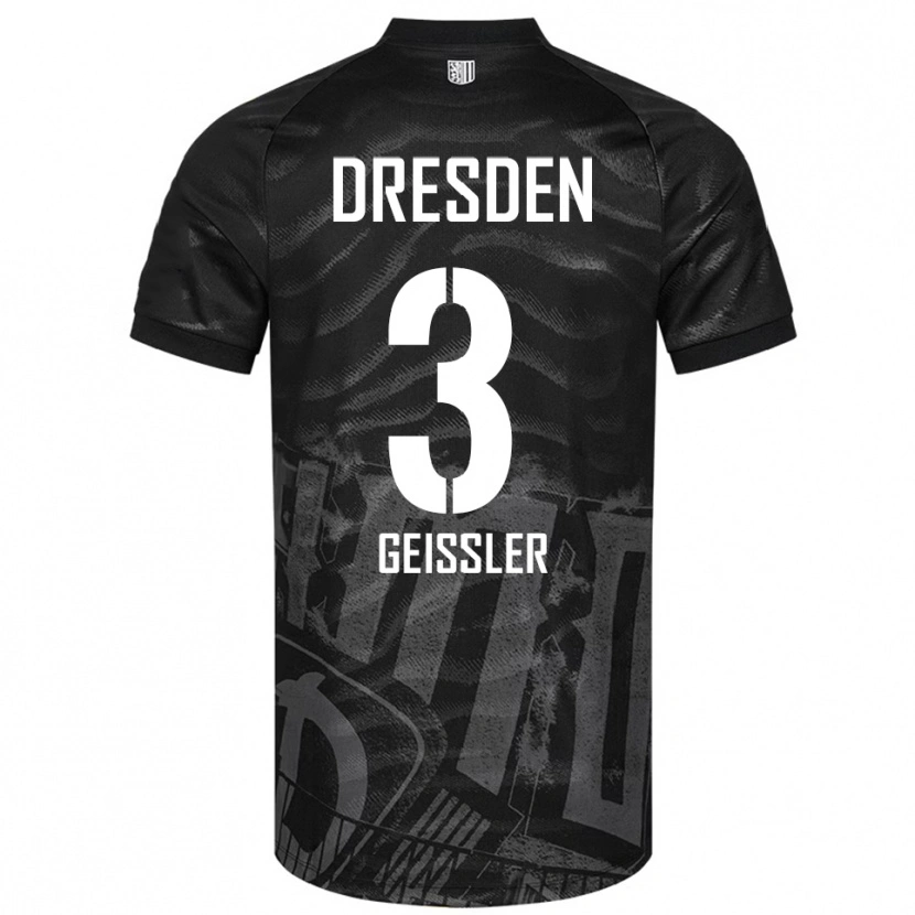 Danxen Damen Jonathan Geißler #3 Schwarz Grau Auswärtstrikot Trikot 2025/26 T-Shirt Österreich
