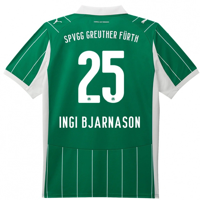 Danxen Damen Brynjar Ingi Bjarnason #25 Grün Weiß Auswärtstrikot Trikot 2025/26 T-Shirt Österreich