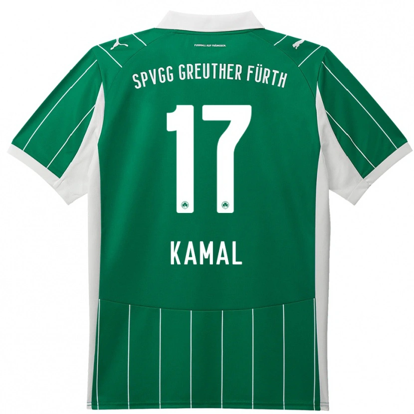 Danxen Damen Fadl Kamal #17 Grün Weiß Auswärtstrikot Trikot 2025/26 T-Shirt Österreich