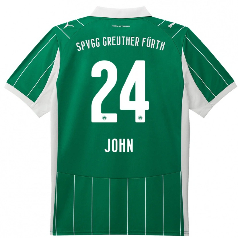 Danxen Damen Marco John #24 Grün Weiß Auswärtstrikot Trikot 2025/26 T-Shirt Österreich