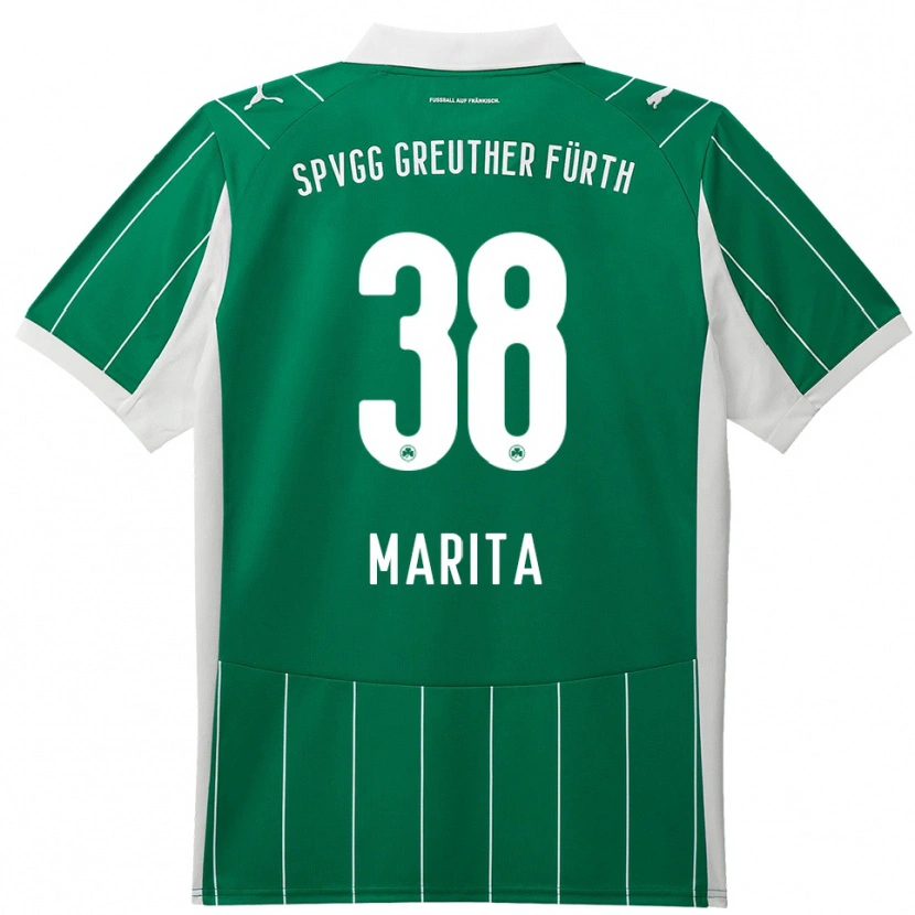 Danxen Damen Raul Marita #38 Grün Weiß Auswärtstrikot Trikot 2025/26 T-Shirt Österreich