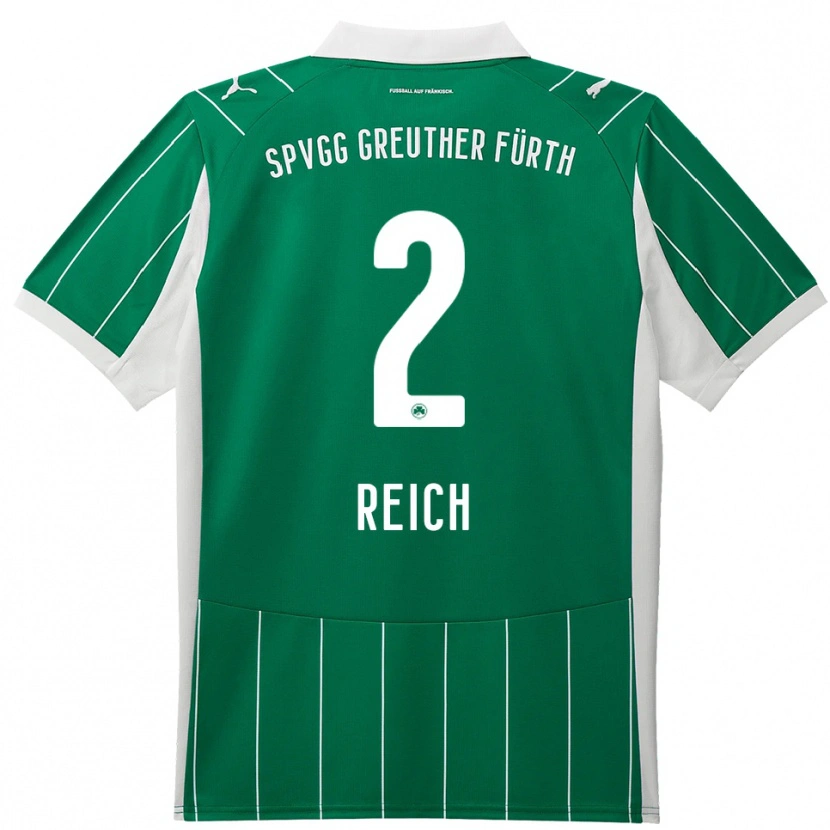 Danxen Damen Lukas Reich #2 Grün Weiß Auswärtstrikot Trikot 2025/26 T-Shirt Österreich