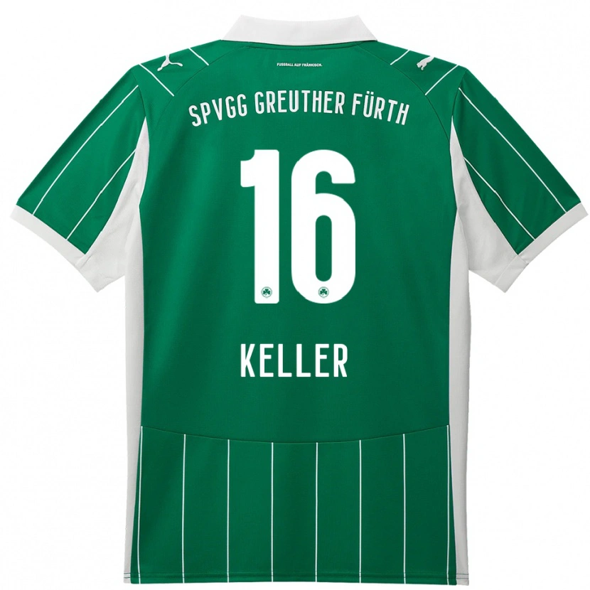 Danxen Damen Aaron Keller #16 Grün Weiß Auswärtstrikot Trikot 2025/26 T-Shirt Österreich