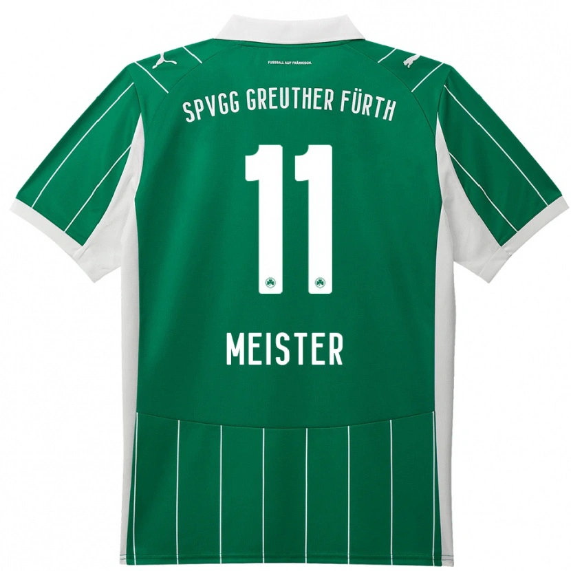 Danxen Damen Christoph Meister #11 Grün Weiß Auswärtstrikot Trikot 2025/26 T-Shirt Österreich