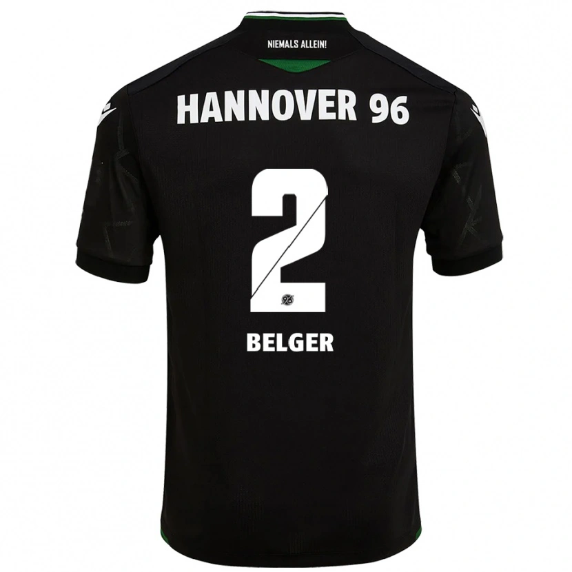 Danxen Damen Max Belger #2 Schwarz Grün Auswärtstrikot Trikot 2025/26 T-Shirt Österreich