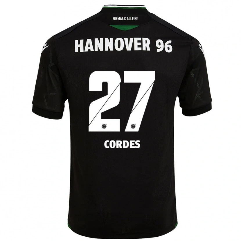 Danxen Damen Leticia Cordes #27 Schwarz Grün Auswärtstrikot Trikot 2025/26 T-Shirt Österreich