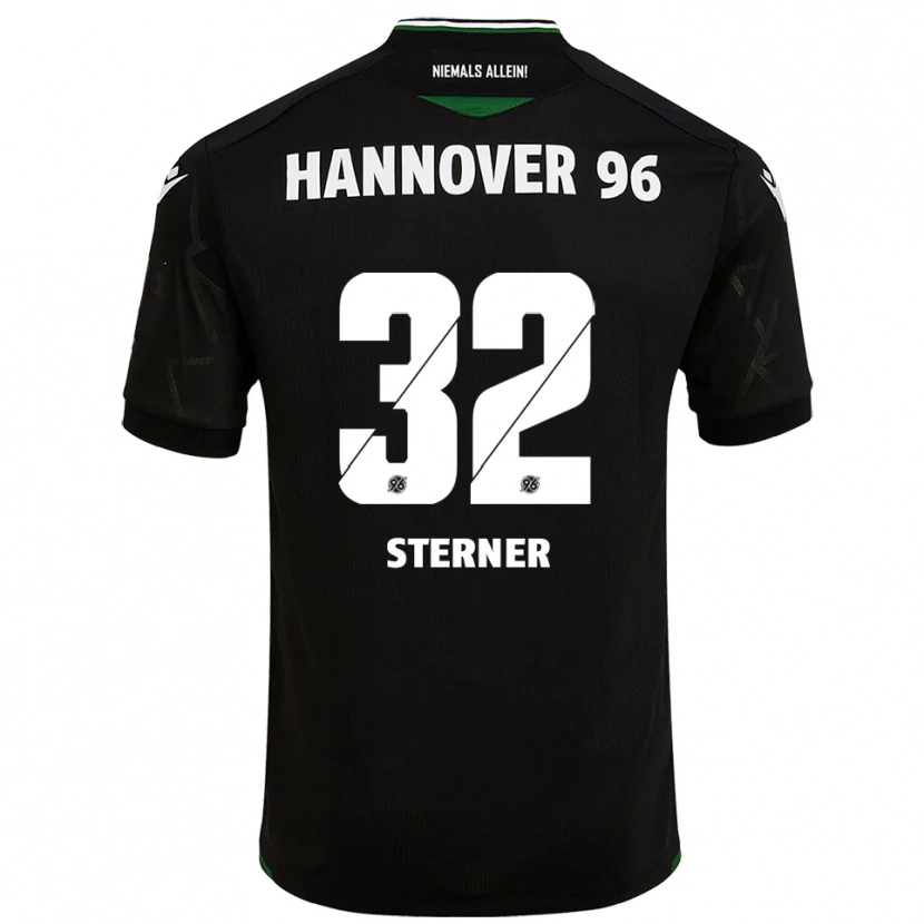 Danxen Damen Jonas Sterner #32 Schwarz Grün Auswärtstrikot Trikot 2025/26 T-Shirt Österreich