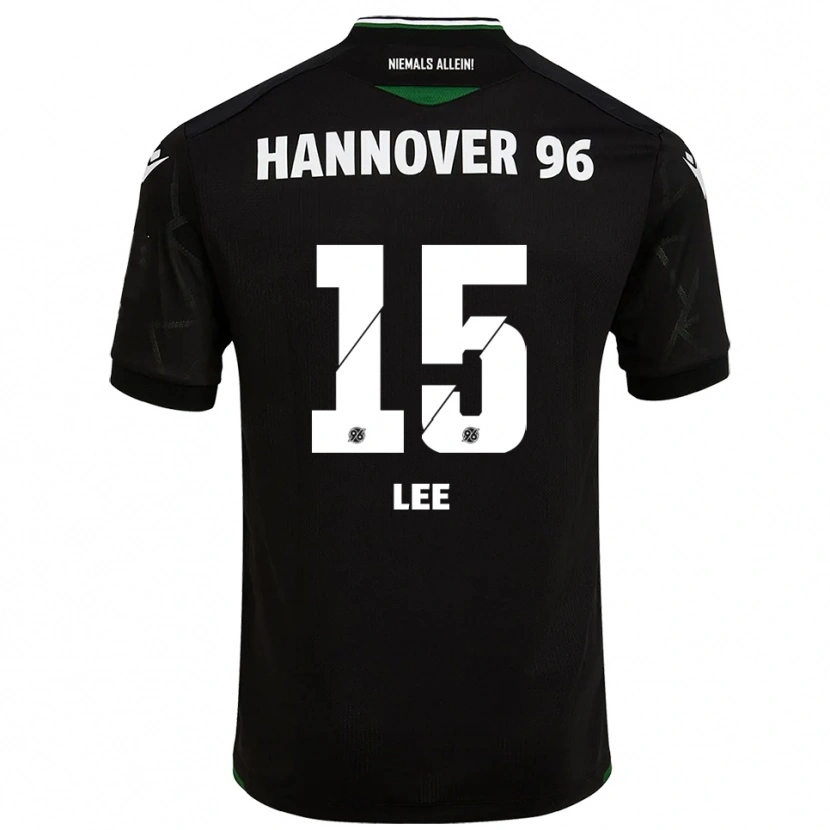 Danxen Damen Olivia Lee #15 Schwarz Grün Auswärtstrikot Trikot 2025/26 T-Shirt Österreich
