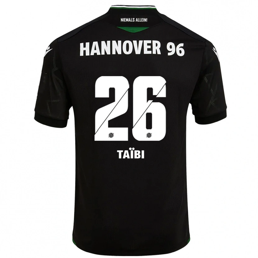 Danxen Damen Waniss Taïbi #26 Schwarz Grün Auswärtstrikot Trikot 2025/26 T-Shirt Österreich