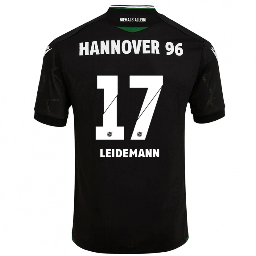 Danxen Damen Lukas Leidemann #17 Schwarz Grün Auswärtstrikot Trikot 2025/26 T-Shirt Österreich