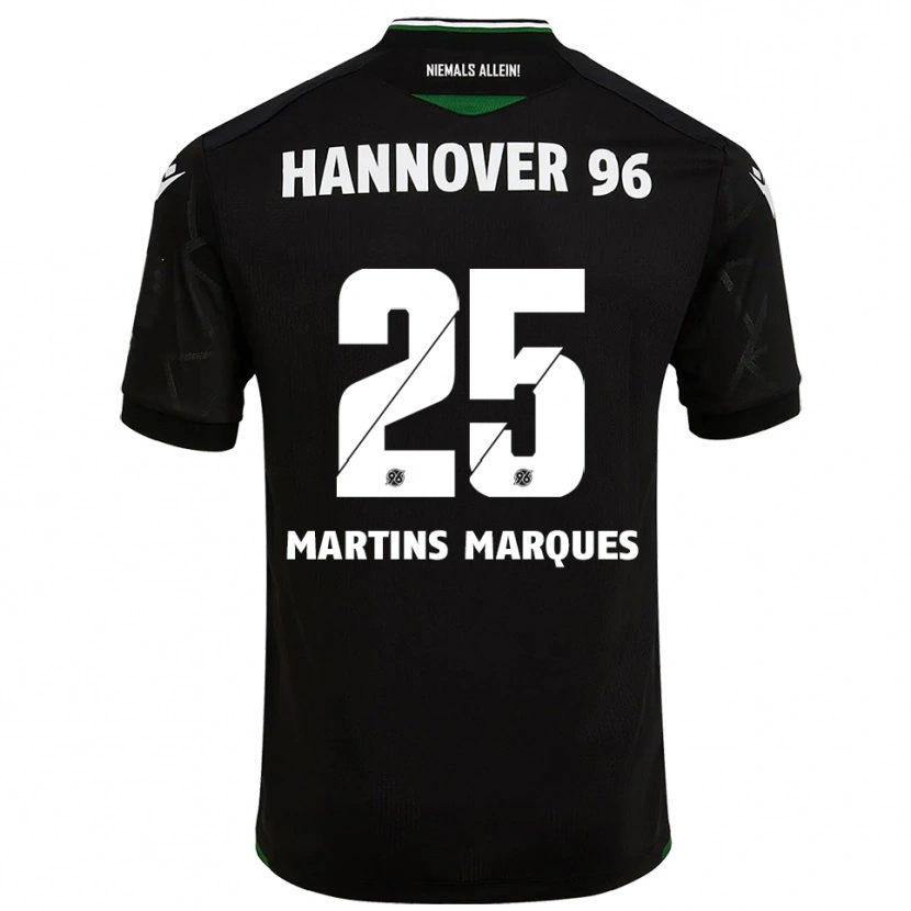 Danxen Damen Rafael Martins Marques #25 Schwarz Grün Auswärtstrikot Trikot 2025/26 T-Shirt Österreich
