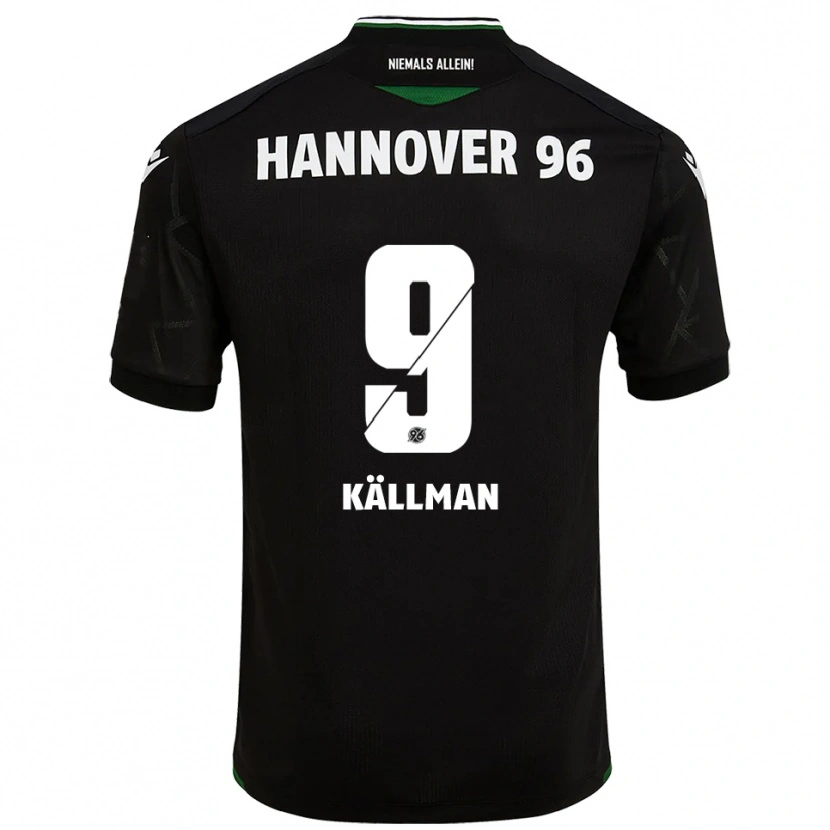 Danxen Damen Benjamin Källman #9 Schwarz Grün Auswärtstrikot Trikot 2025/26 T-Shirt Österreich