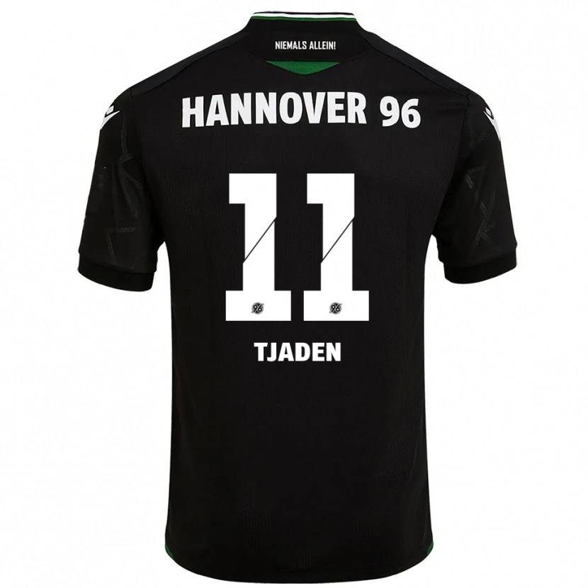 Danxen Damen Matti Tjaden #11 Schwarz Grün Auswärtstrikot Trikot 2025/26 T-Shirt Österreich