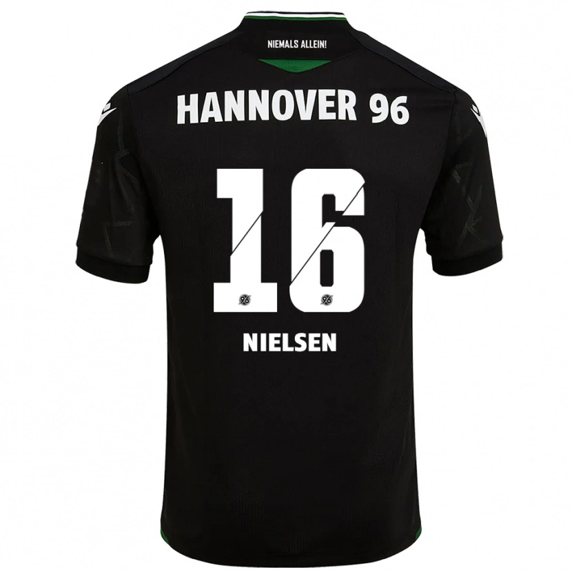 Danxen Damen Havard Nielsen #16 Schwarz Grün Auswärtstrikot Trikot 2025/26 T-Shirt Österreich
