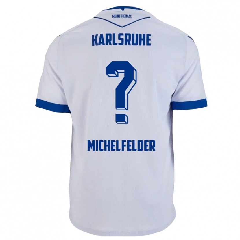 Danxen Damen Norina Michelfelder #0 Weiß Blau Auswärtstrikot Trikot 2025/26 T-Shirt Österreich