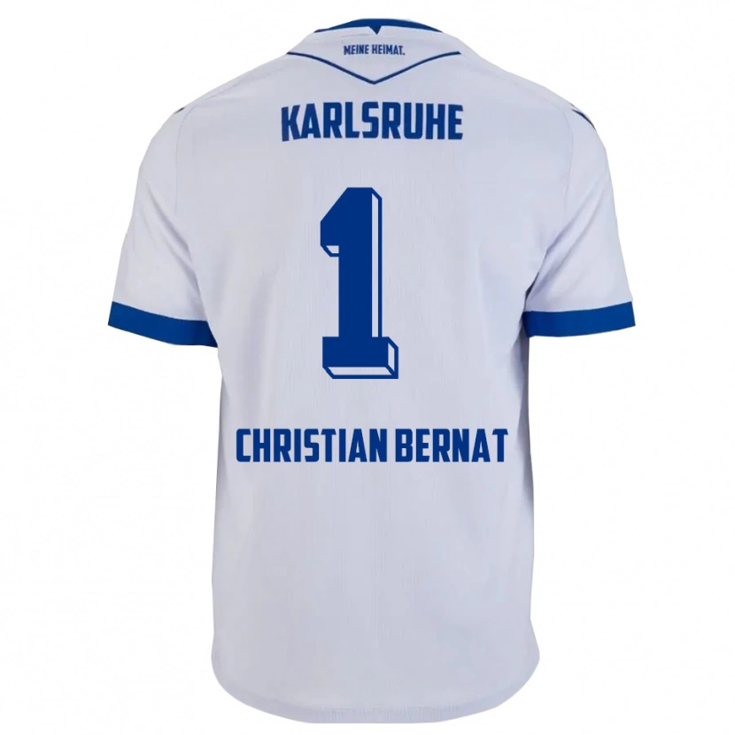 Danxen Damen Hans Christian Bernat #1 Weiß Blau Auswärtstrikot Trikot 2025/26 T-Shirt Österreich