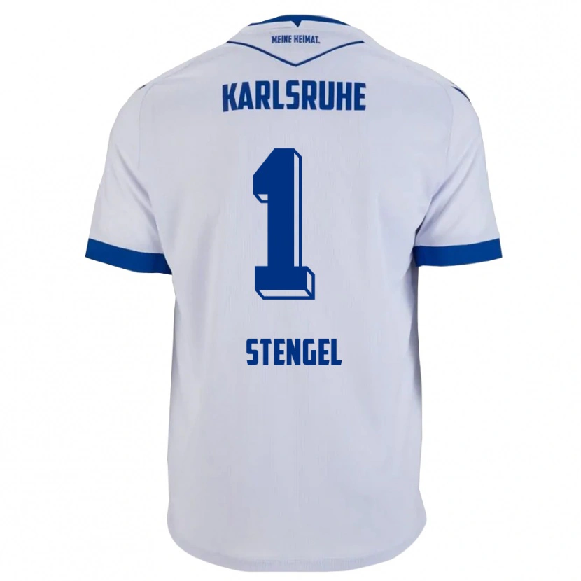Danxen Damen Konstantin Stengel #1 Weiß Blau Auswärtstrikot Trikot 2025/26 T-Shirt Österreich