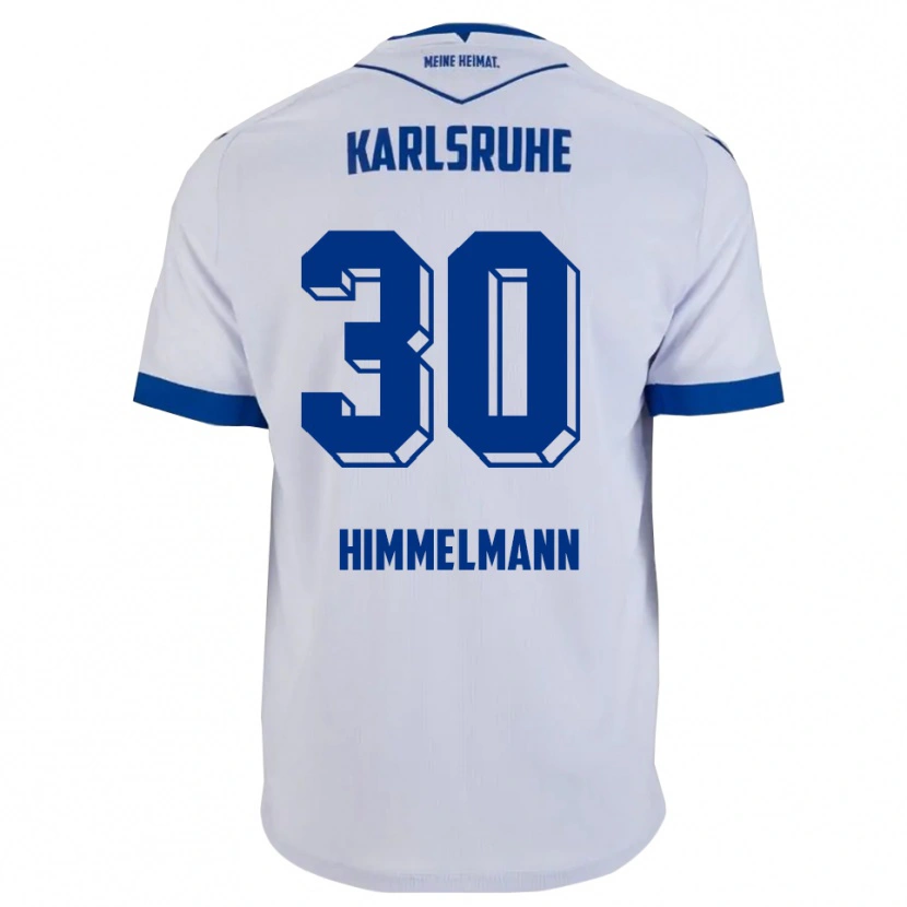 Danxen Damen Robin Himmelmann #30 Weiß Blau Auswärtstrikot Trikot 2025/26 T-Shirt Österreich
