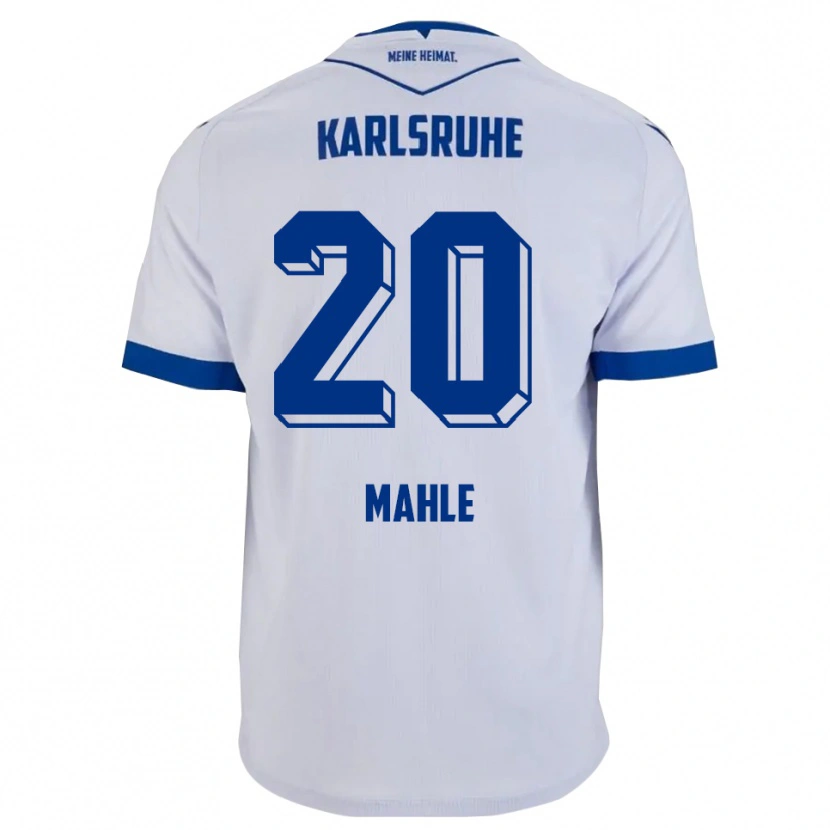 Danxen Damen Marius Mahle #20 Weiß Blau Auswärtstrikot Trikot 2025/26 T-Shirt Österreich