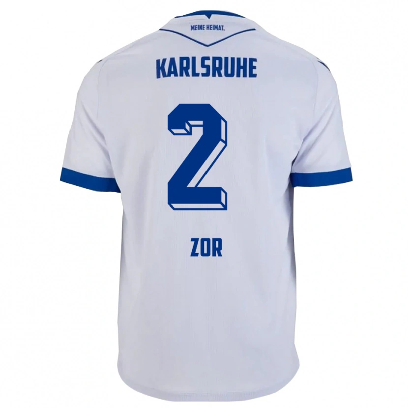 Danxen Damen Danyal Zor #2 Weiß Blau Auswärtstrikot Trikot 2025/26 T-Shirt Österreich
