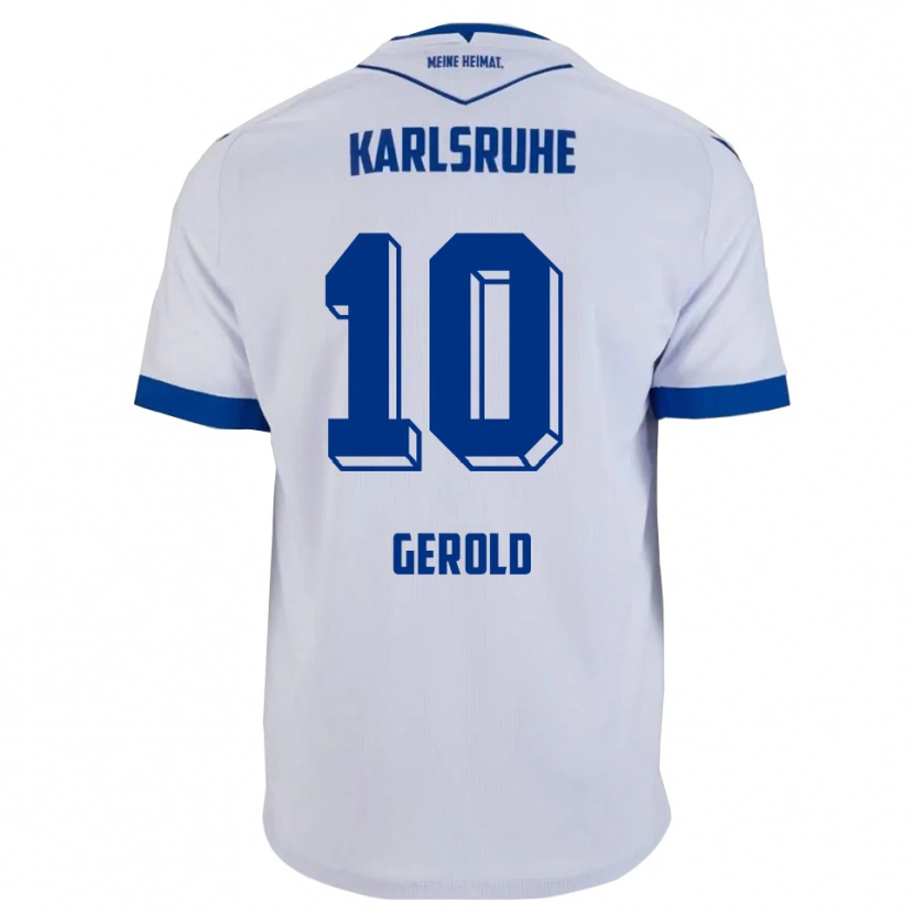 Danxen Damen Julian Gerold #10 Weiß Blau Auswärtstrikot Trikot 2025/26 T-Shirt Österreich