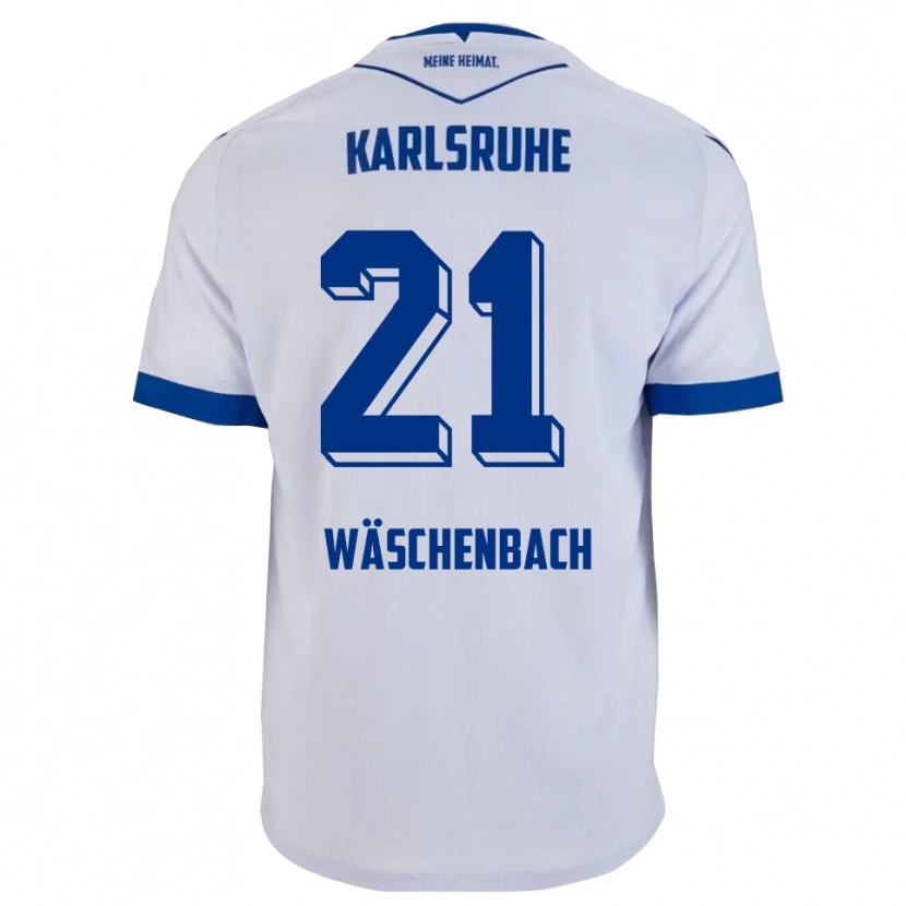 Danxen Damen Meiko Wäschenbach #21 Weiß Blau Auswärtstrikot Trikot 2025/26 T-Shirt Österreich