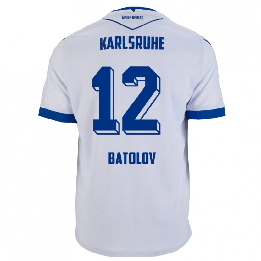 Danxen Damen Leon Batolov #12 Weiß Blau Auswärtstrikot Trikot 2025/26 T-Shirt Österreich