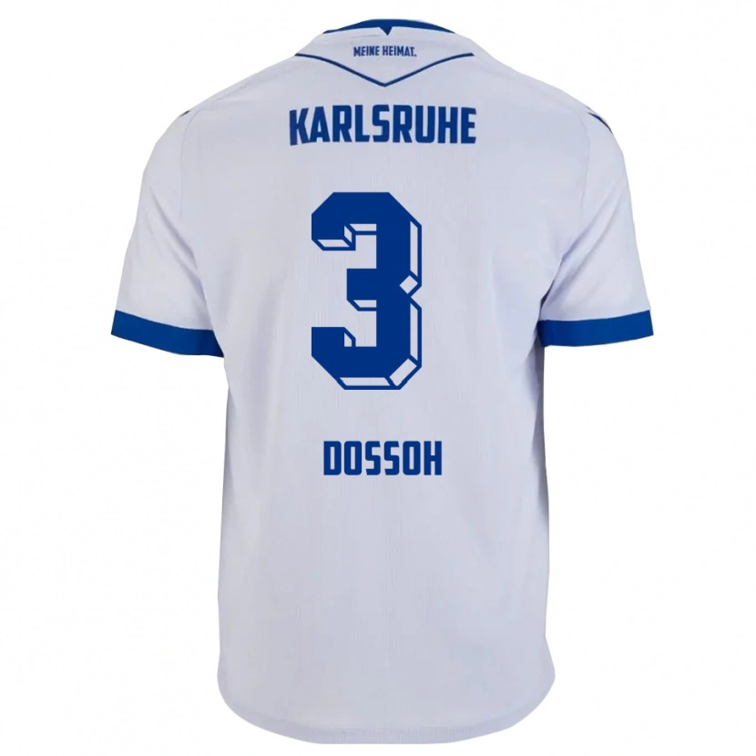 Danxen Damen Mael Dossoh #3 Weiß Blau Auswärtstrikot Trikot 2025/26 T-Shirt Österreich