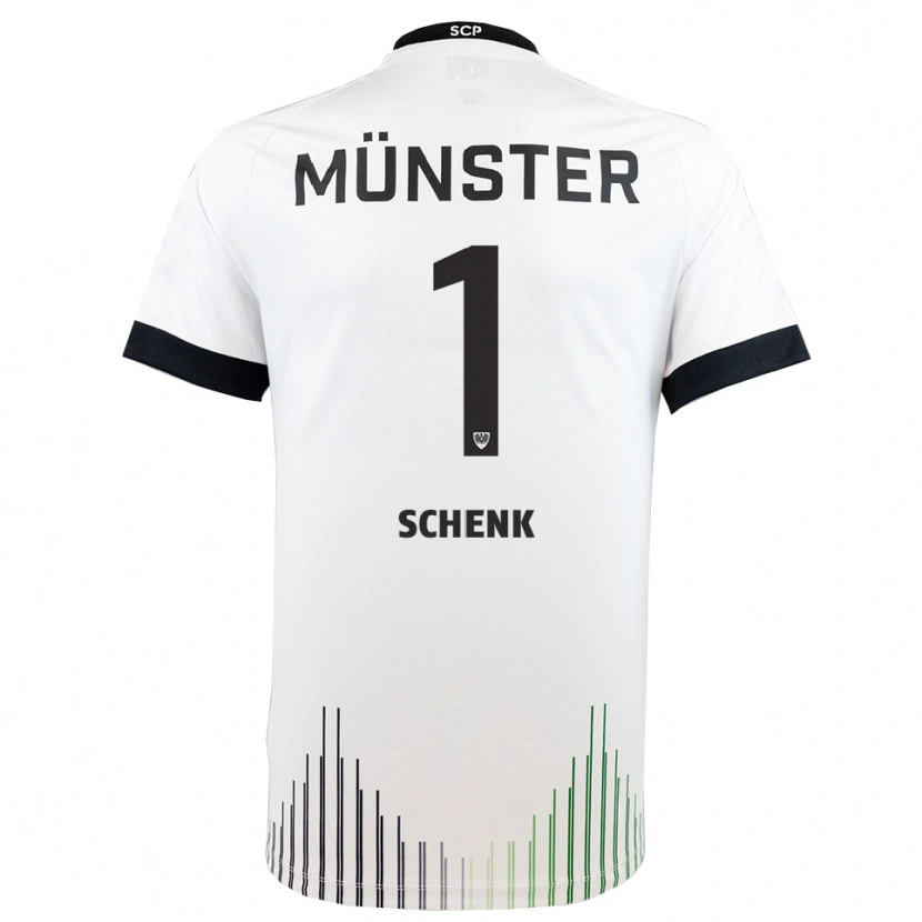 Danxen Damen Johannes Schenk #1 Weiß Schwarz Auswärtstrikot Trikot 2025/26 T-Shirt Österreich