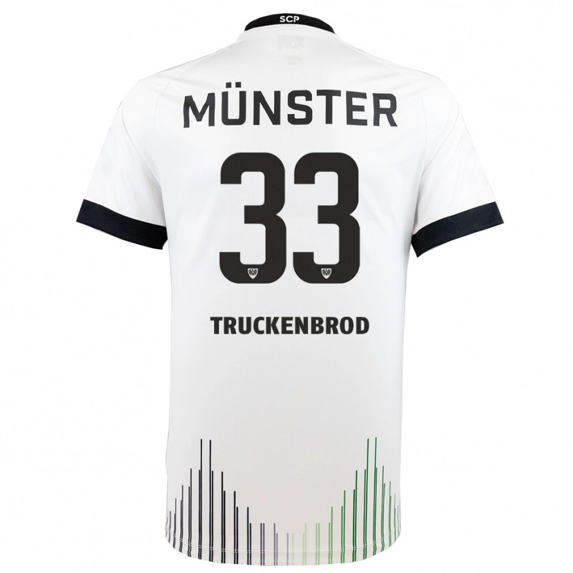 Danxen Damen Damian Truckenbrod #33 Weiß Schwarz Auswärtstrikot Trikot 2025/26 T-Shirt Österreich