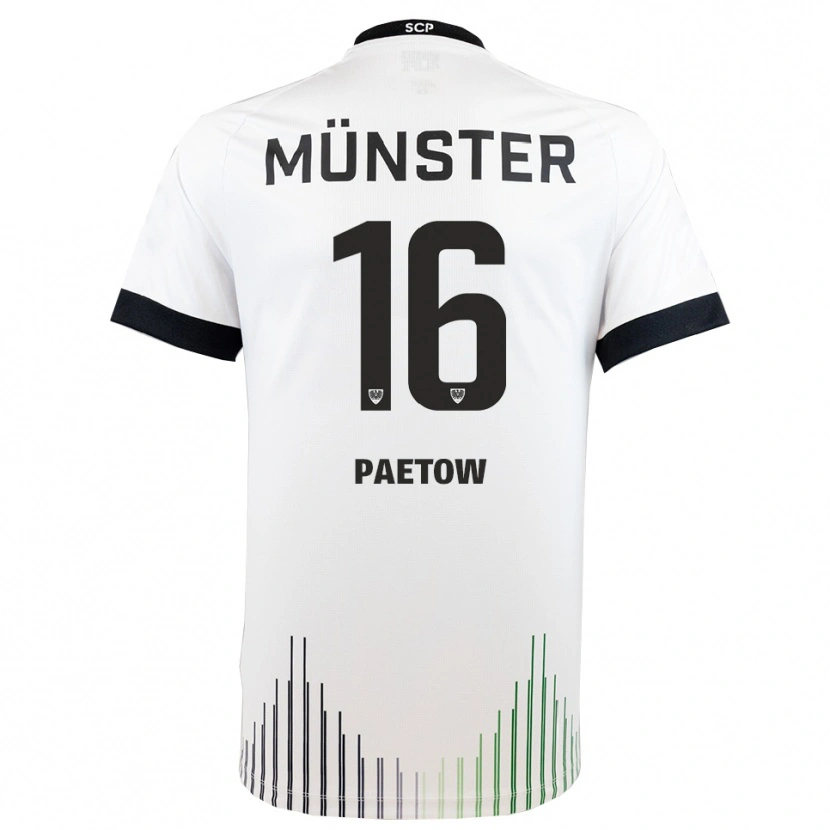 Danxen Damen Torge Paetow #16 Weiß Schwarz Auswärtstrikot Trikot 2025/26 T-Shirt Österreich