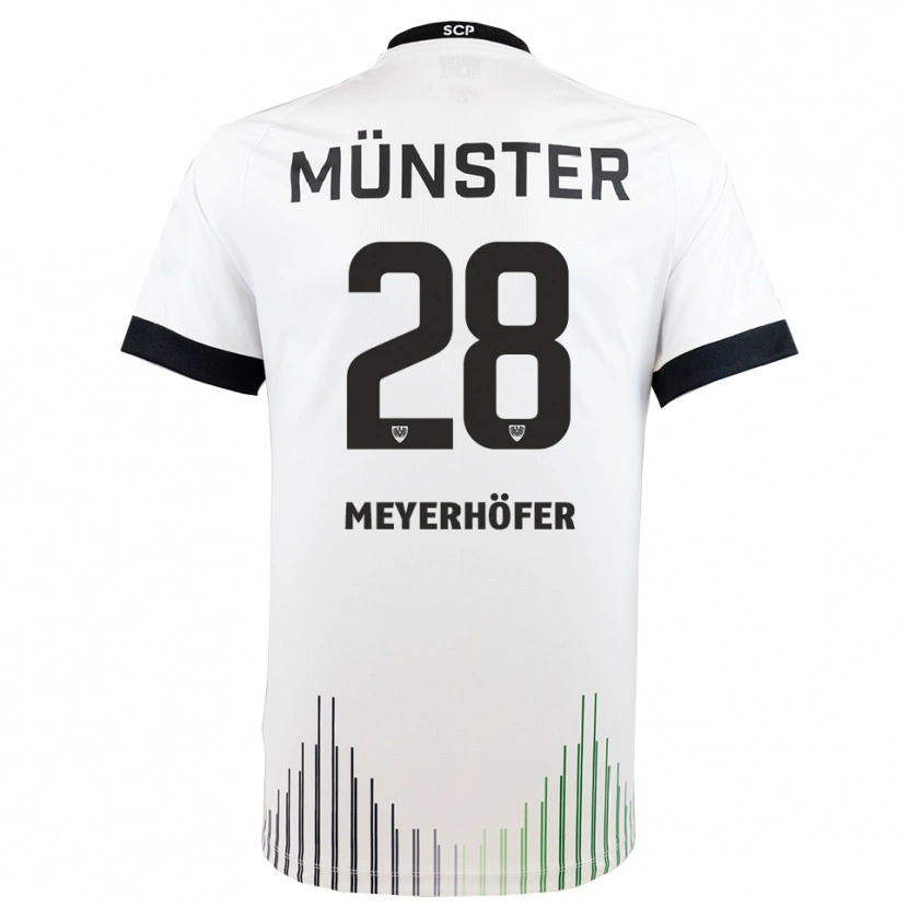 Danxen Damen Marco Meyerhöfer #28 Weiß Schwarz Auswärtstrikot Trikot 2025/26 T-Shirt Österreich