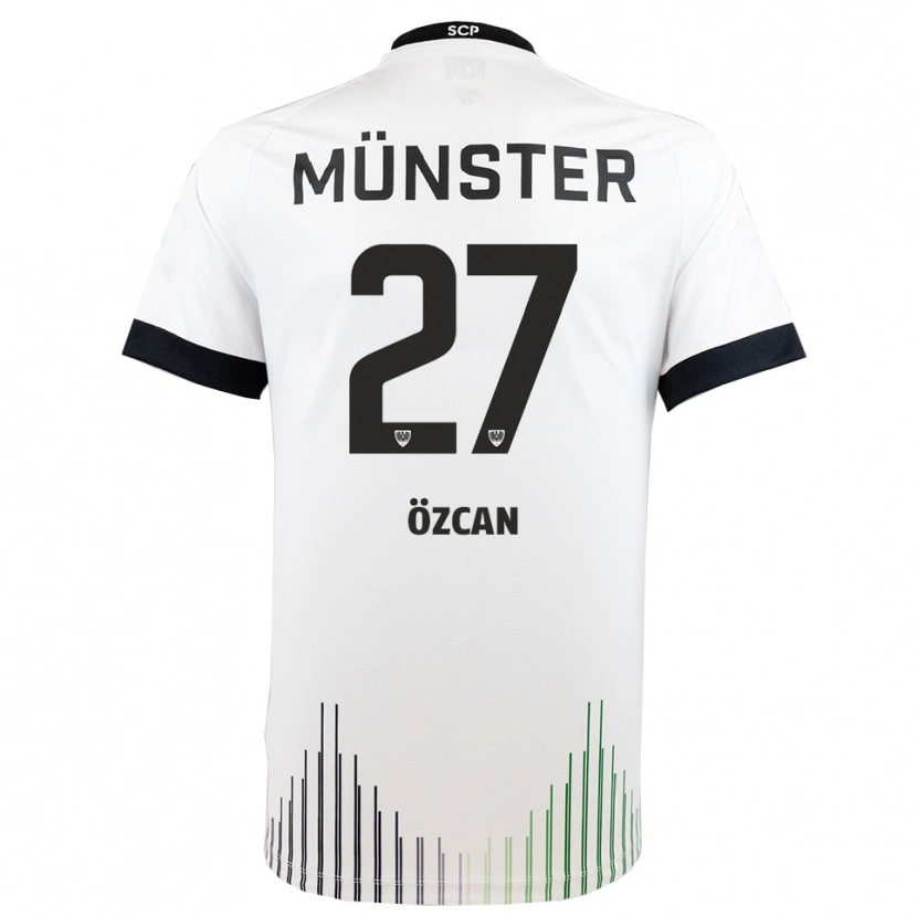 Danxen Damen Kenan Özcan #27 Weiß Schwarz Auswärtstrikot Trikot 2025/26 T-Shirt Österreich
