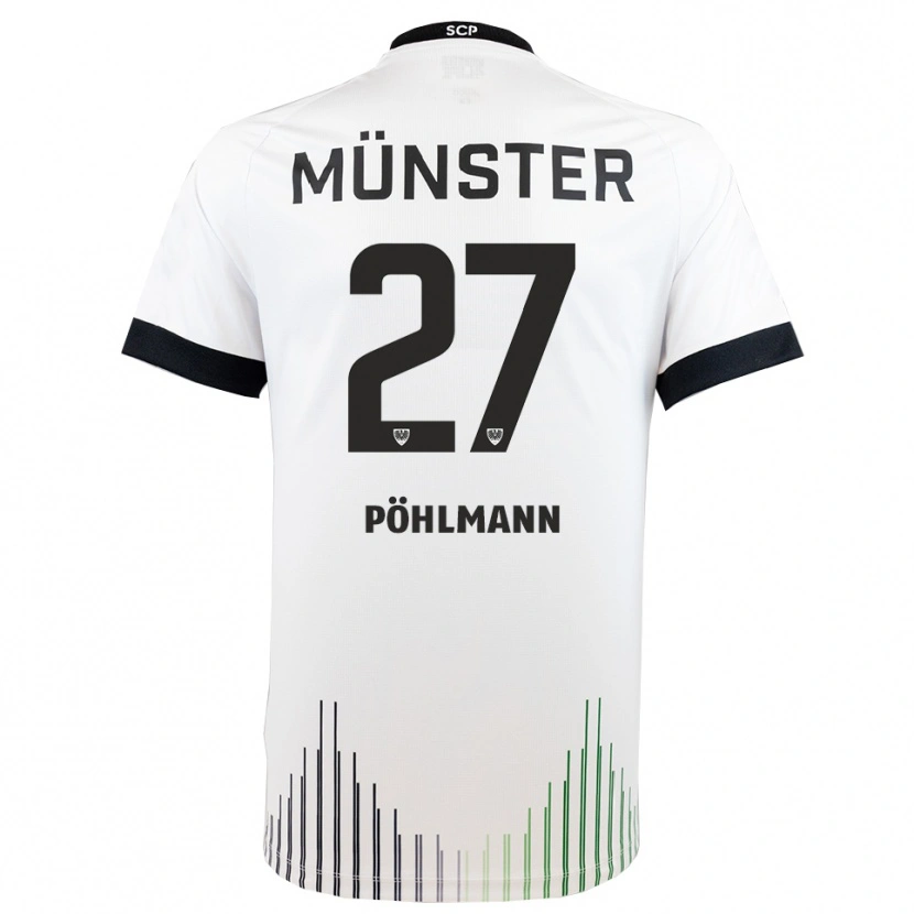 Danxen Damen Phil Pöhlmann #27 Weiß Schwarz Auswärtstrikot Trikot 2025/26 T-Shirt Österreich