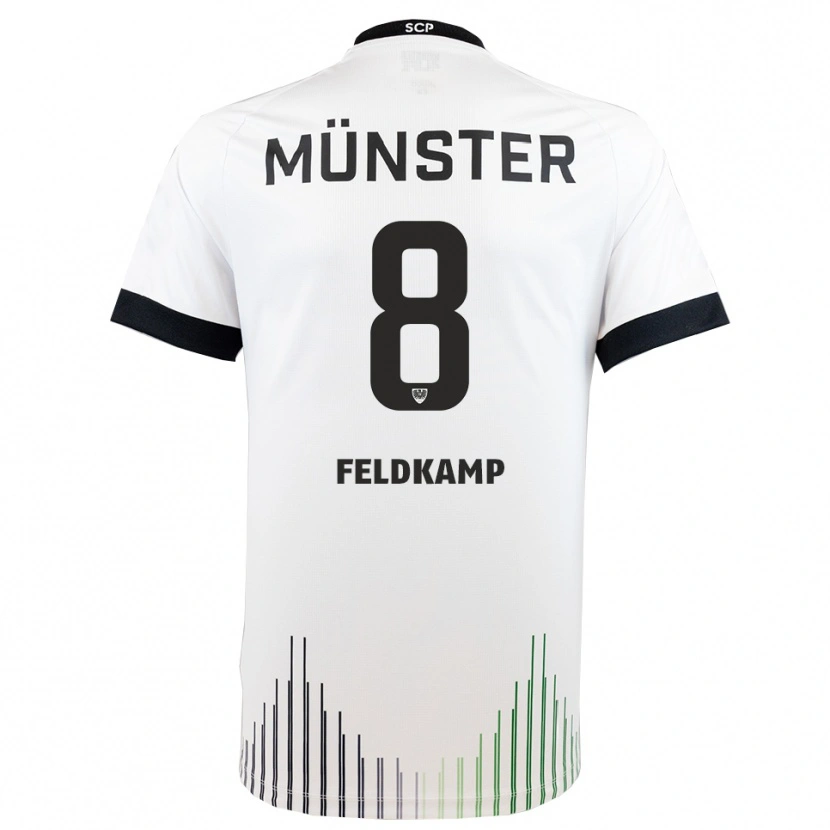 Danxen Damen Noah Feldkamp #8 Weiß Schwarz Auswärtstrikot Trikot 2025/26 T-Shirt Österreich