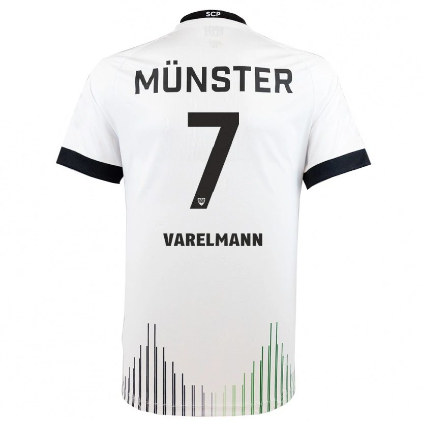 Danxen Damen Malte Varelmann #7 Weiß Schwarz Auswärtstrikot Trikot 2025/26 T-Shirt Österreich