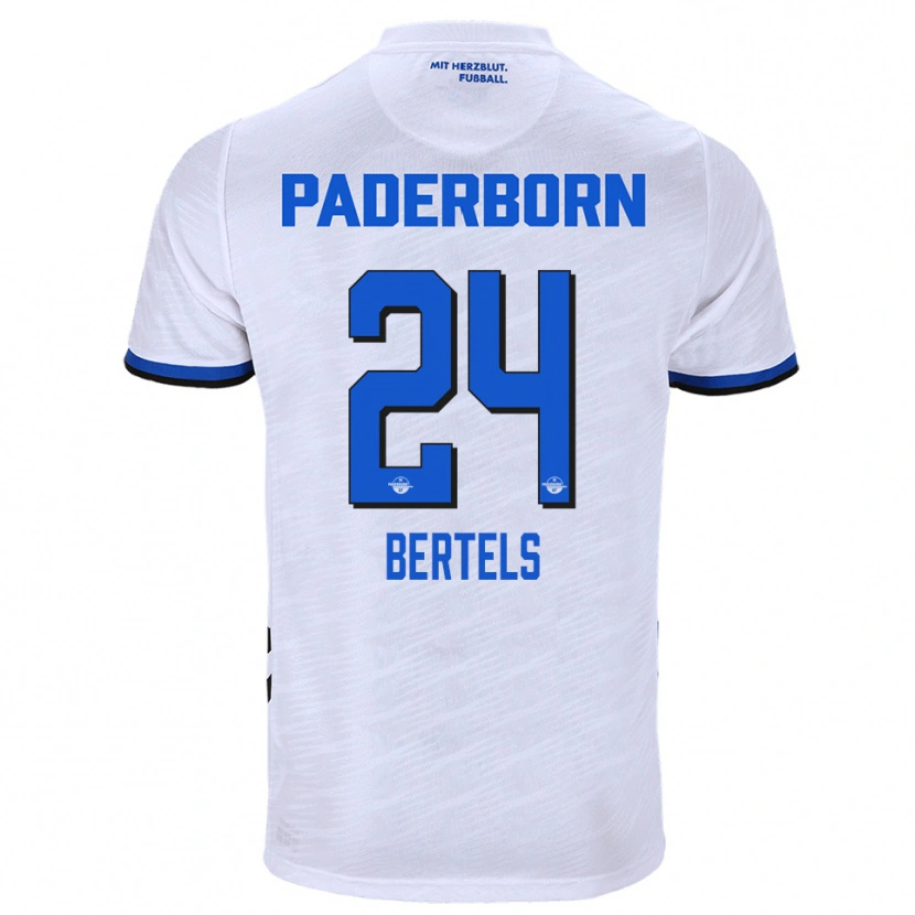 Danxen Damen Felix Bertels #24 Weiß Blau Auswärtstrikot Trikot 2025/26 T-Shirt Österreich