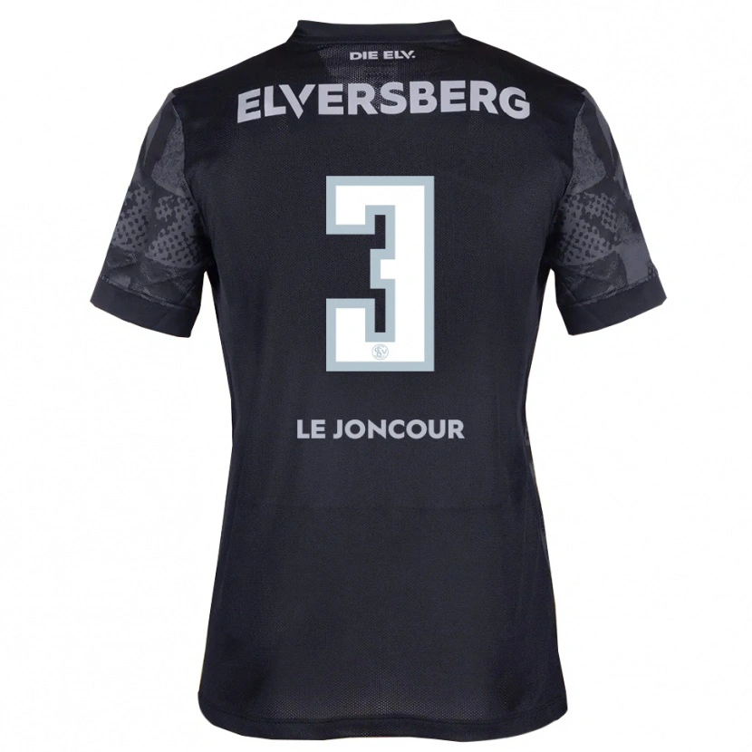 Danxen Damen Florian Le Joncour #3 Schwarz Grau Auswärtstrikot Trikot 2025/26 T-Shirt Österreich