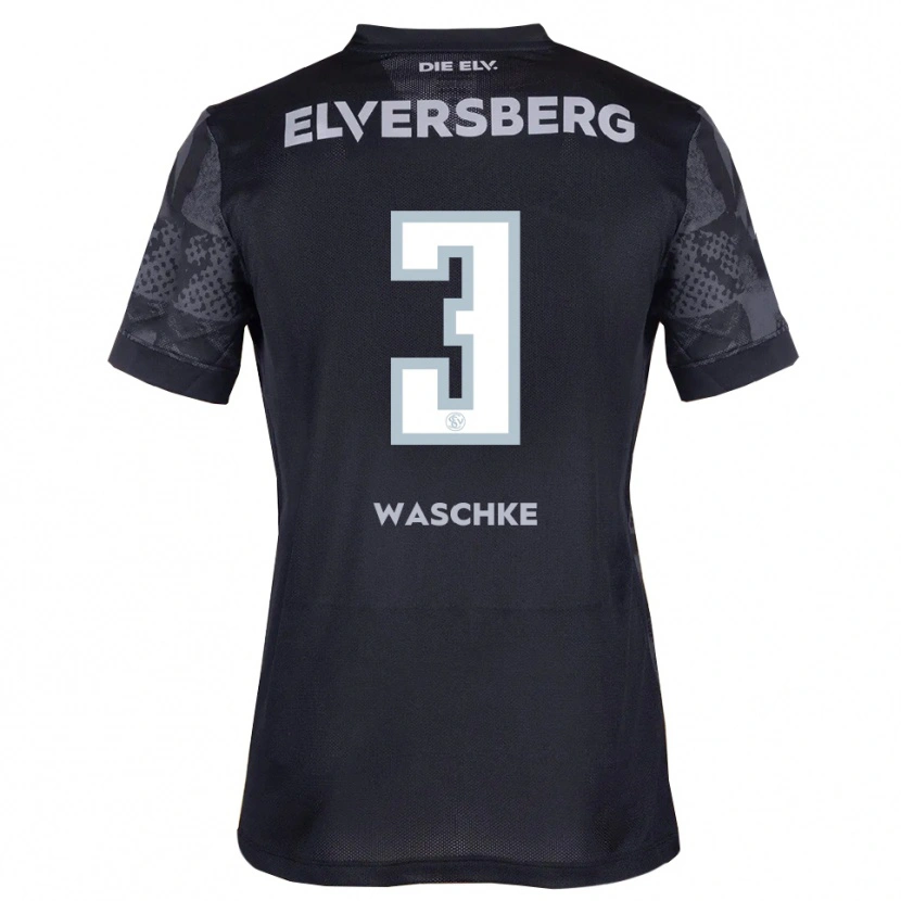 Danxen Damen Finn Waschke #3 Schwarz Grau Auswärtstrikot Trikot 2025/26 T-Shirt Österreich