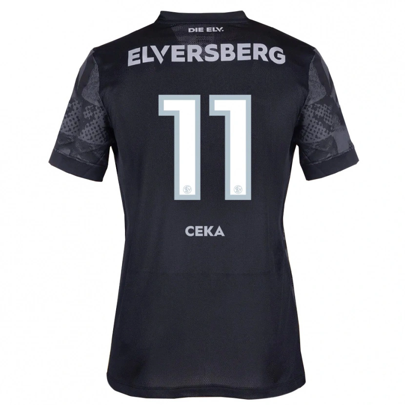 Danxen Damen Jason Ceka #11 Schwarz Grau Auswärtstrikot Trikot 2025/26 T-Shirt Österreich